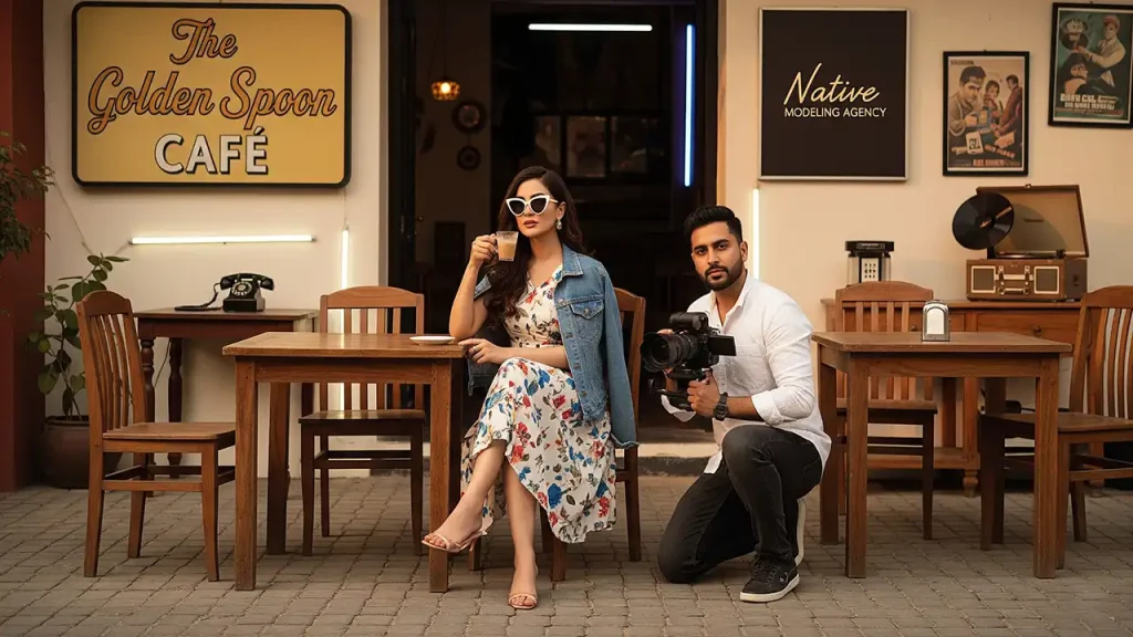 Vintage Eyewear Models Wanted for Retro Cafe