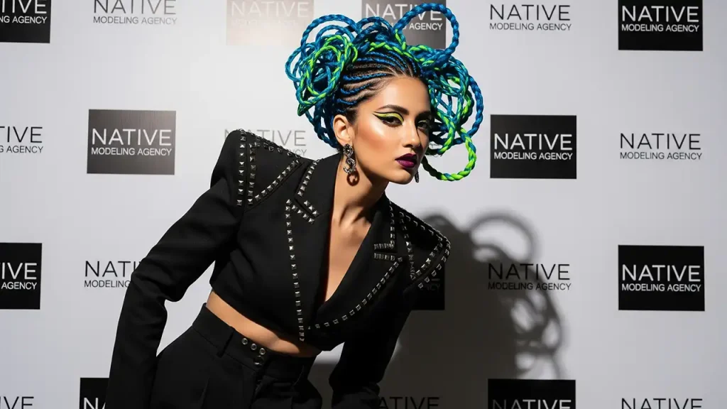 High-Fashion Hair Art Editorial Shoot