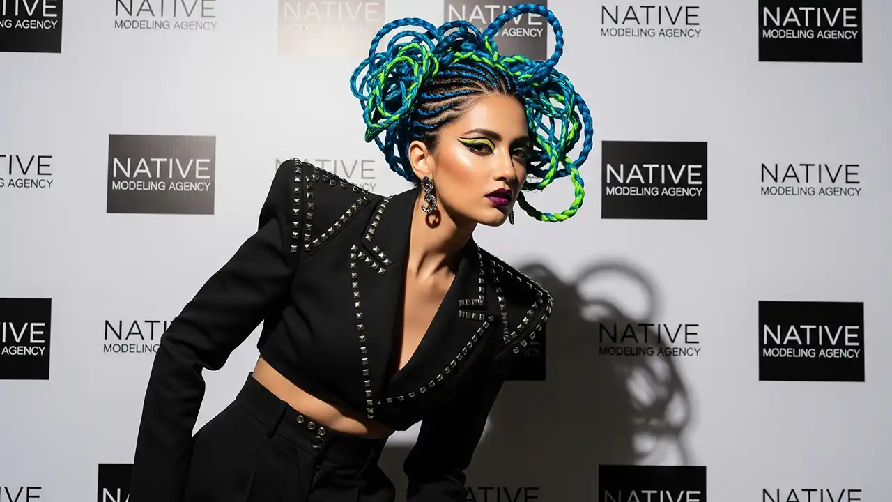 High-Fashion Hair Art Editorial Shoot