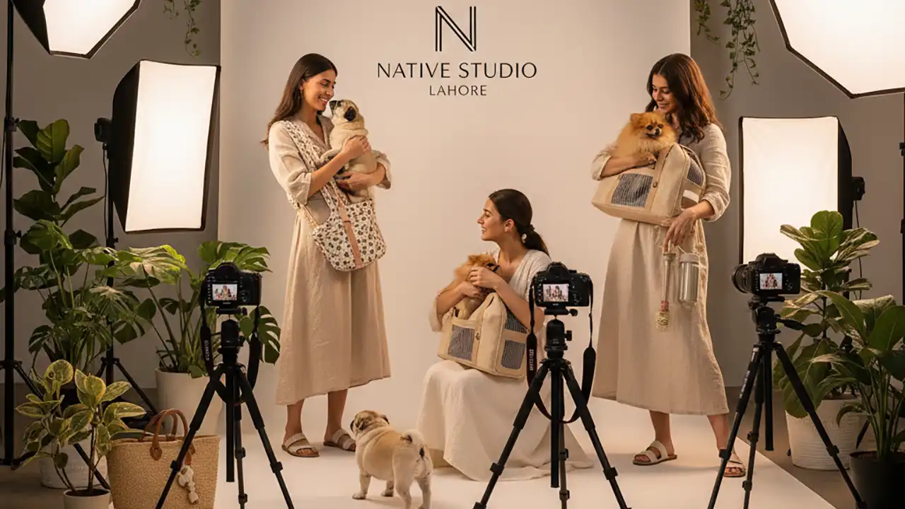 Pet-Loving Models Casting for Lifestyle E-Commerce Shoot in Lahore Park
