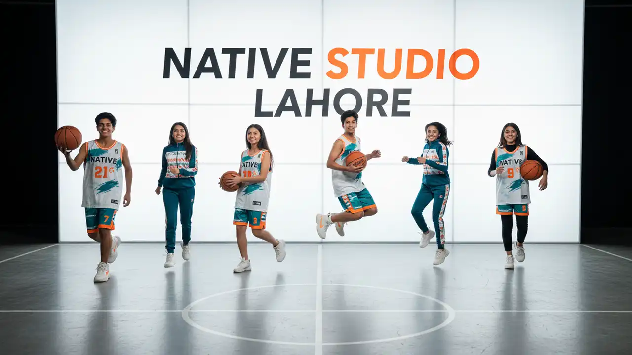 Teen Sportswear Models Casting for Basketball Lookbook in Lahore